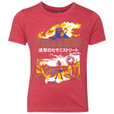 T-Shirts Vintage Red / YXS Attack on Sesame Street Youth Triblend T-Shirt