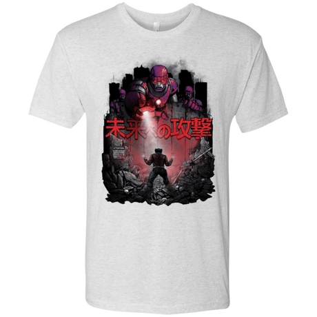 T-Shirts Heather White / Small Attack On The Future Men's Triblend T-Shirt