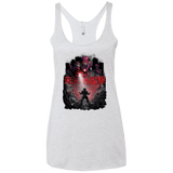T-Shirts Heather White / X-Small Attack On The Future Women's Triblend Racerback Tank