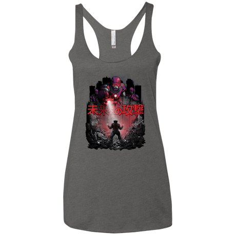 T-Shirts Premium Heather / X-Small Attack On The Future Women's Triblend Racerback Tank