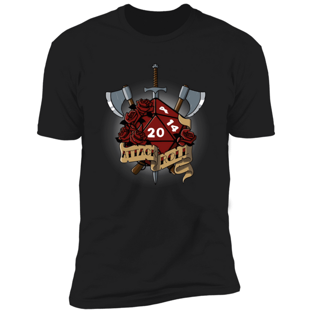 T-Shirts Black / X-Small Attack Roll Men's Premium T-Shirt