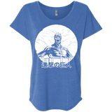 T-Shirts Vintage Royal / X-Small Attack Triblend Dolman Sleeve