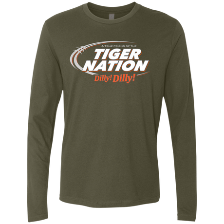 T-Shirts Military Green / Small Auburn Dilly Dilly Men's Premium Long Sleeve