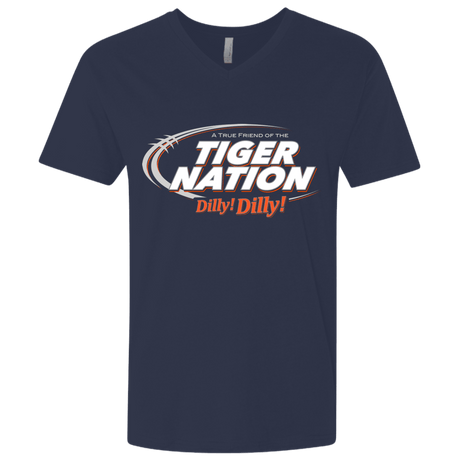 T-Shirts Midnight Navy / X-Small Auburn Dilly Dilly Men's Premium V-Neck