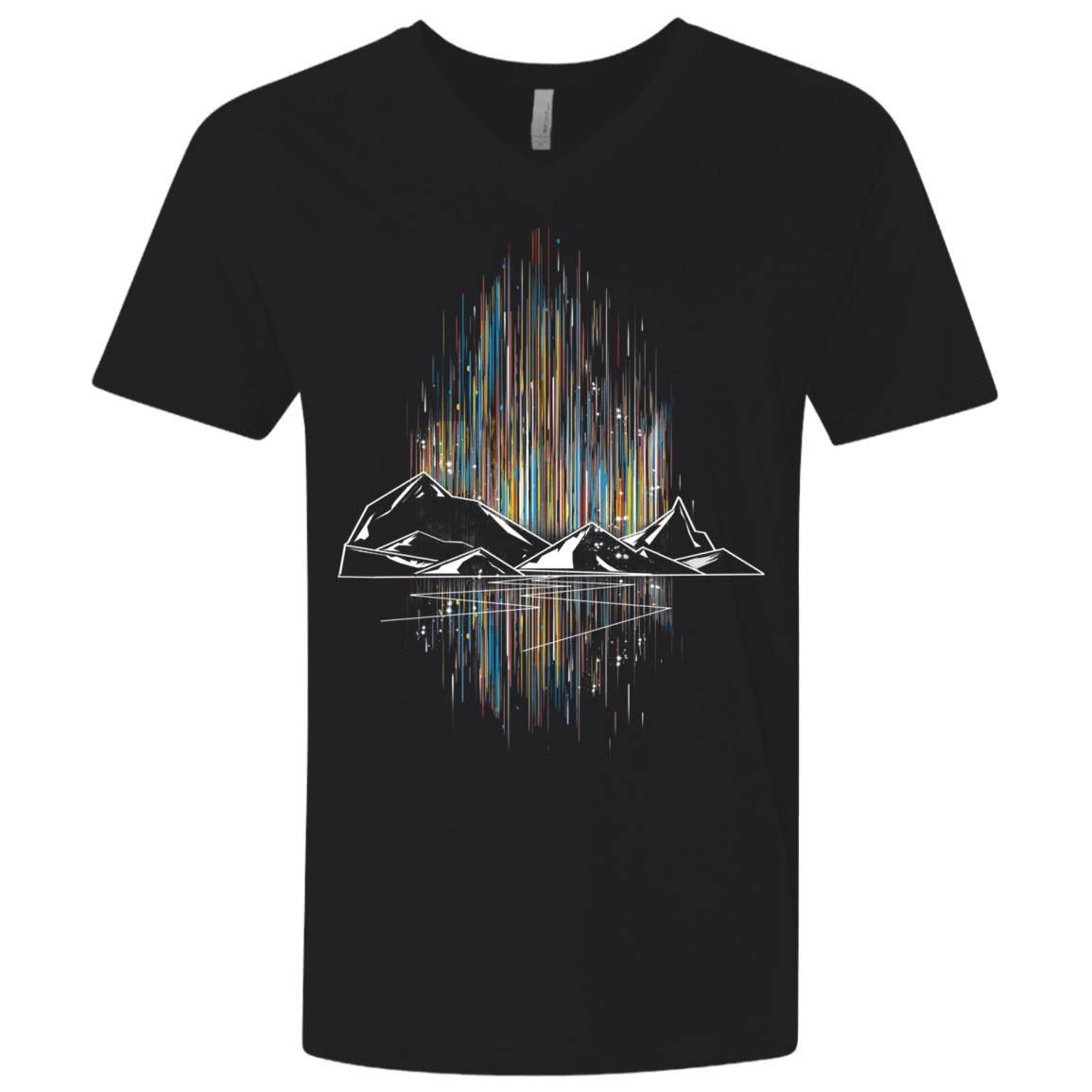 T-Shirts Black / X-Small Aurora Men's Premium V-Neck