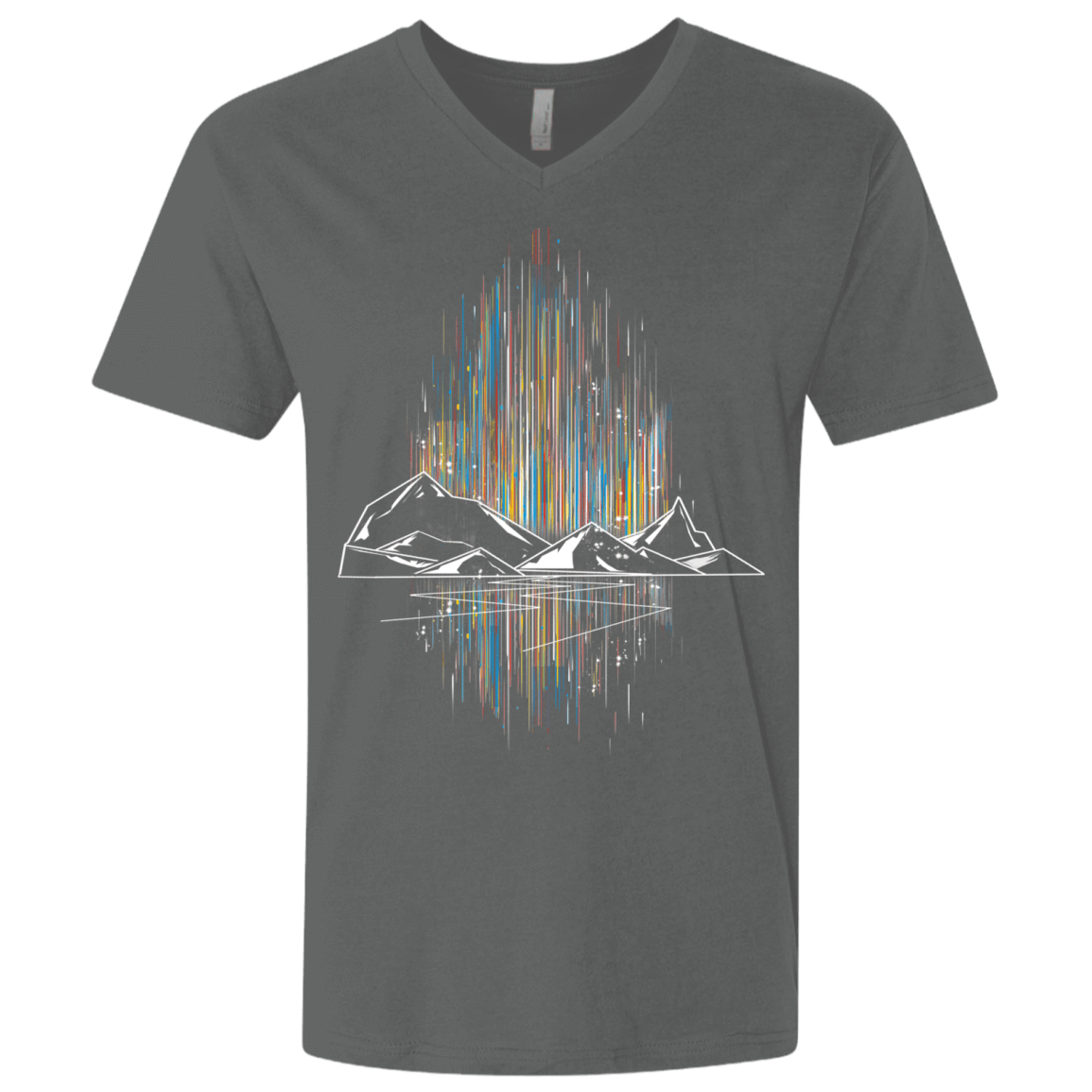 T-Shirts Heavy Metal / X-Small Aurora Men's Premium V-Neck