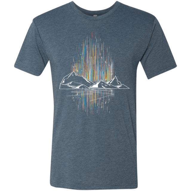 T-Shirts Indigo / S Aurora Men's Triblend T-Shirt