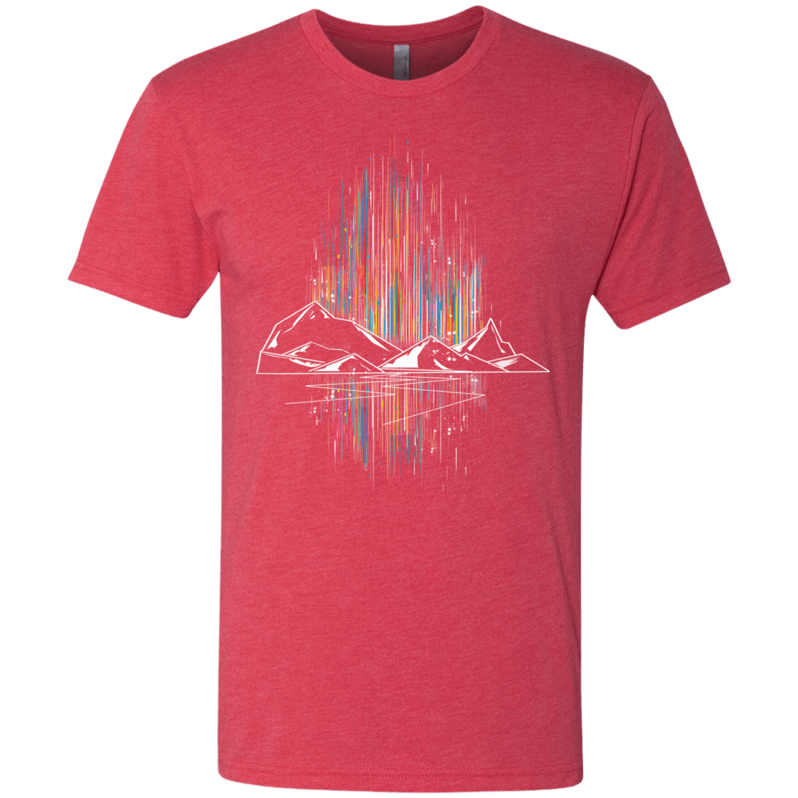 T-Shirts Vintage Red / S Aurora Men's Triblend T-Shirt