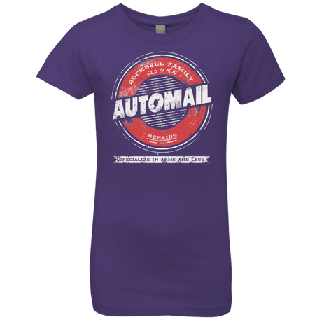 T-Shirts Purple Rush / YXS Automail Girls Premium T-Shirt