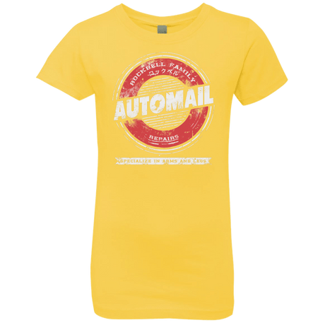 T-Shirts Vibrant Yellow / YXS Automail Girls Premium T-Shirt