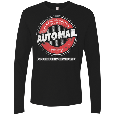 T-Shirts Black / Small Automail Men's Premium Long Sleeve