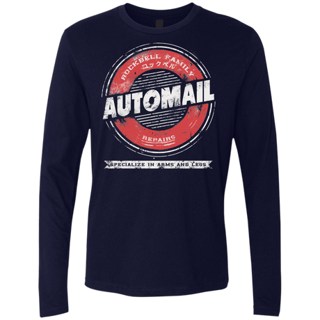 T-Shirts Midnight Navy / Small Automail Men's Premium Long Sleeve