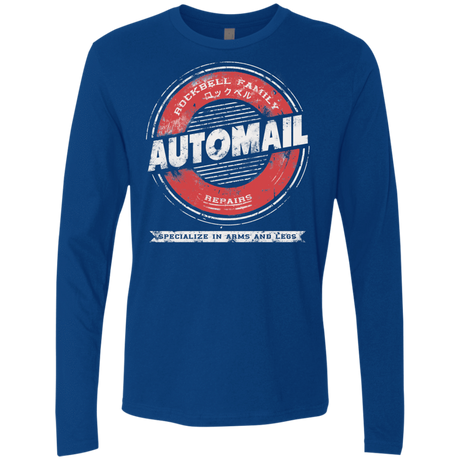 T-Shirts Royal / Small Automail Men's Premium Long Sleeve