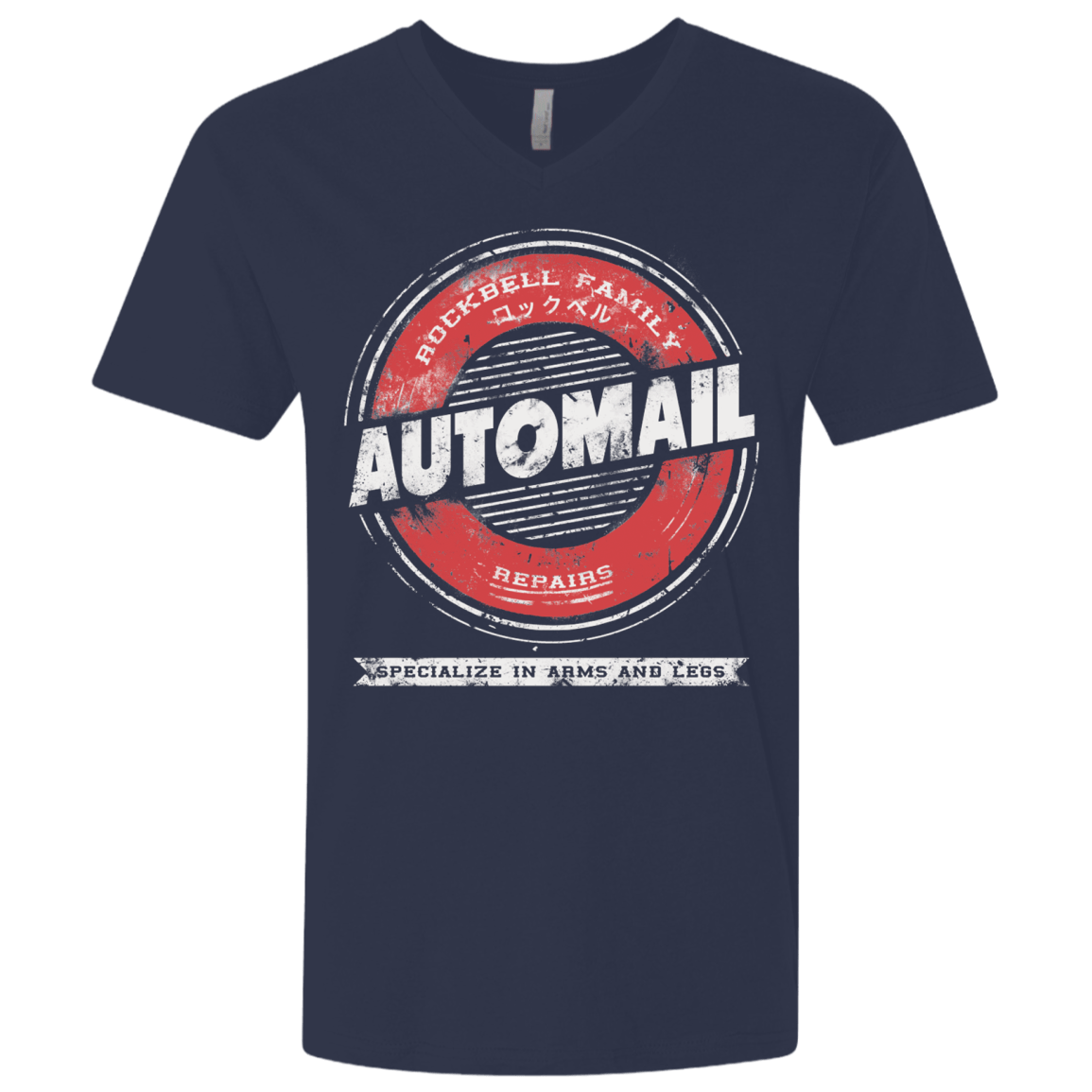 T-Shirts Midnight Navy / X-Small Automail Men's Premium V-Neck