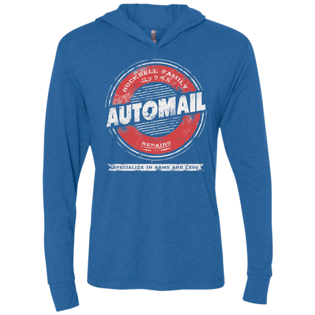 T-Shirts Vintage Royal / X-Small Automail Triblend Long Sleeve Hoodie Tee
