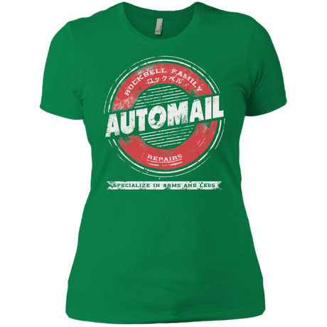 T-Shirts Kelly Green / X-Small Automail Women's Premium T-Shirt