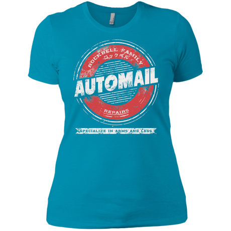 T-Shirts Turquoise / X-Small Automail Women's Premium T-Shirt
