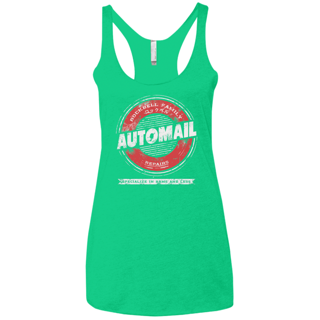 T-Shirts Envy / X-Small Automail Women's Triblend Racerback Tank