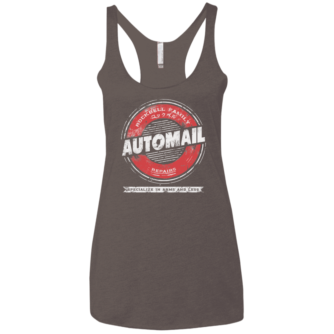 T-Shirts Macchiato / X-Small Automail Women's Triblend Racerback Tank