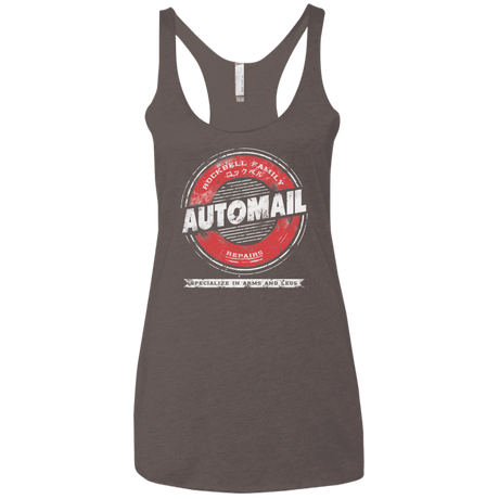 T-Shirts Macchiato / X-Small Automail Women's Triblend Racerback Tank