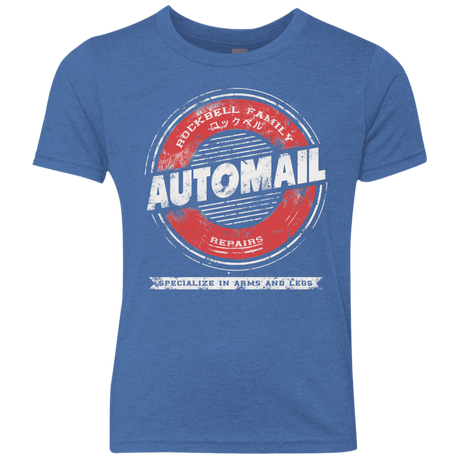 T-Shirts Vintage Royal / YXS Automail Youth Triblend T-Shirt