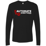 T-Shirts Black / Small Automate Everything Men's Premium Long Sleeve