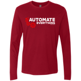 T-Shirts Cardinal / Small Automate Everything Men's Premium Long Sleeve