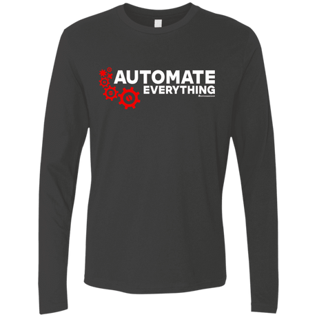 T-Shirts Heavy Metal / Small Automate Everything Men's Premium Long Sleeve