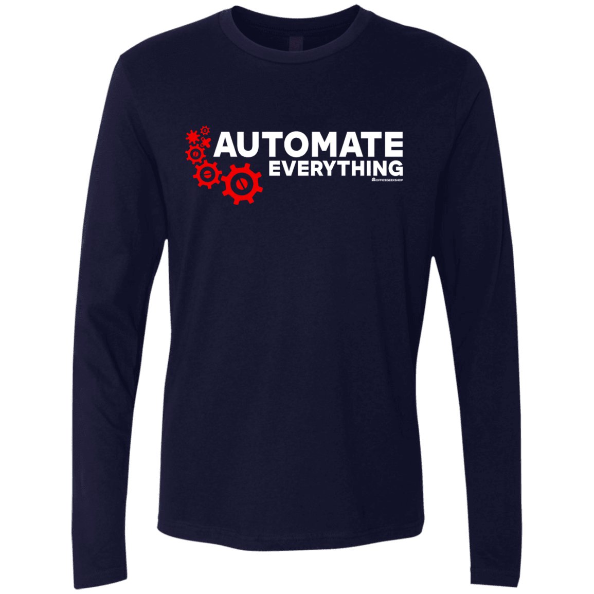 T-Shirts Midnight Navy / Small Automate Everything Men's Premium Long Sleeve