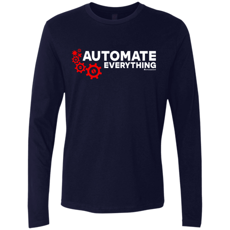 T-Shirts Midnight Navy / Small Automate Everything Men's Premium Long Sleeve