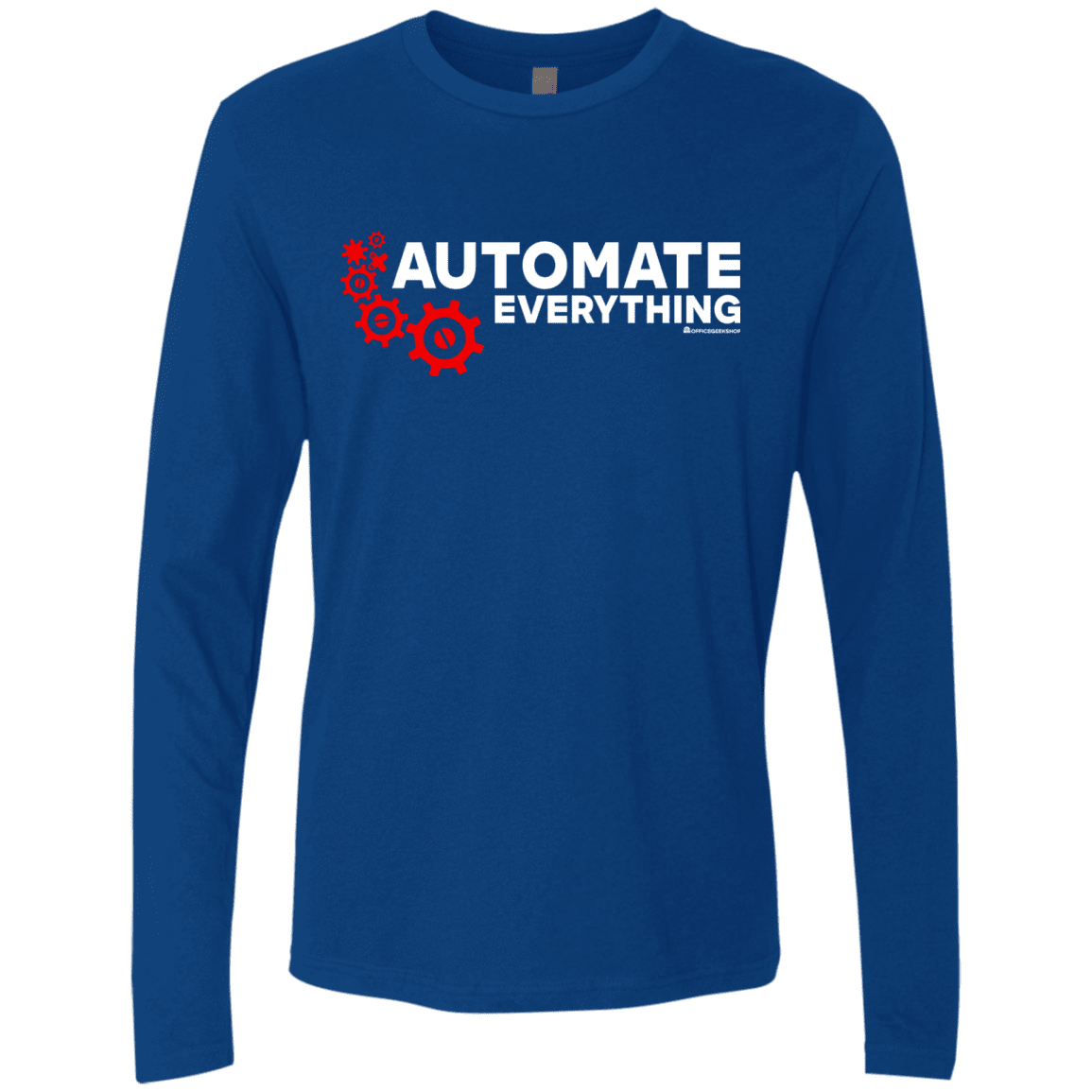 T-Shirts Royal / Small Automate Everything Men's Premium Long Sleeve