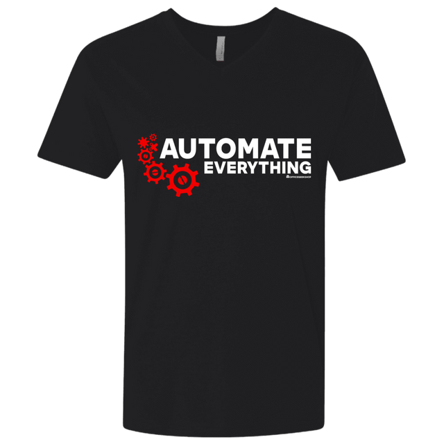 T-Shirts Black / X-Small Automate Everything Men's Premium V-Neck