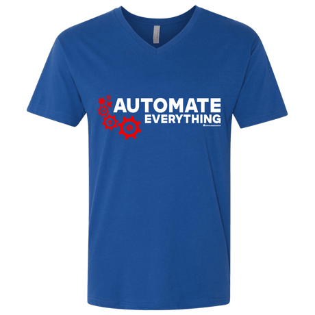 T-Shirts Royal / X-Small Automate Everything Men's Premium V-Neck