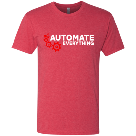 T-Shirts Vintage Red / Small Automate Everything Men's Triblend T-Shirt