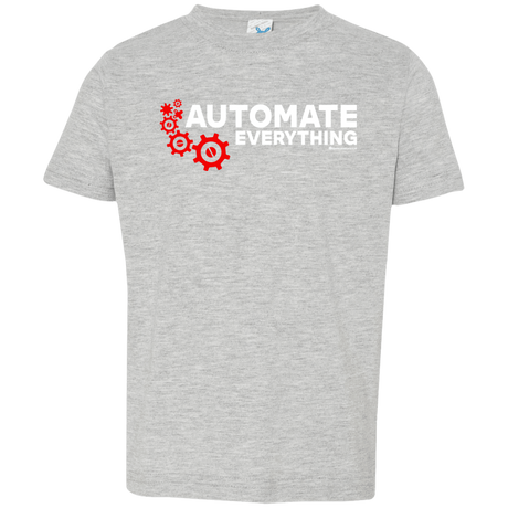 T-Shirts Heather Grey / 2T Automate Everything Toddler Premium T-Shirt