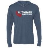 T-Shirts Indigo / X-Small Automate Everything Triblend Long Sleeve Hoodie Tee