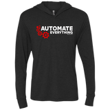 T-Shirts Vintage Black / X-Small Automate Everything Triblend Long Sleeve Hoodie Tee