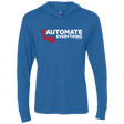T-Shirts Vintage Royal / X-Small Automate Everything Triblend Long Sleeve Hoodie Tee