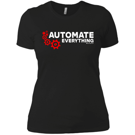 T-Shirts Black / X-Small Automate Everything Women's Premium T-Shirt