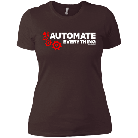 T-Shirts Dark Chocolate / X-Small Automate Everything Women's Premium T-Shirt