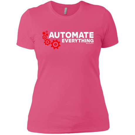 T-Shirts Hot Pink / X-Small Automate Everything Women's Premium T-Shirt