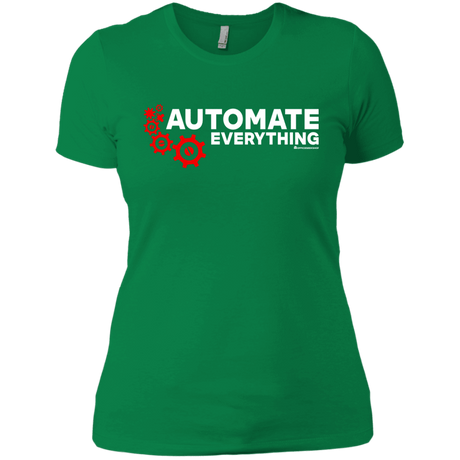 T-Shirts Kelly Green / X-Small Automate Everything Women's Premium T-Shirt