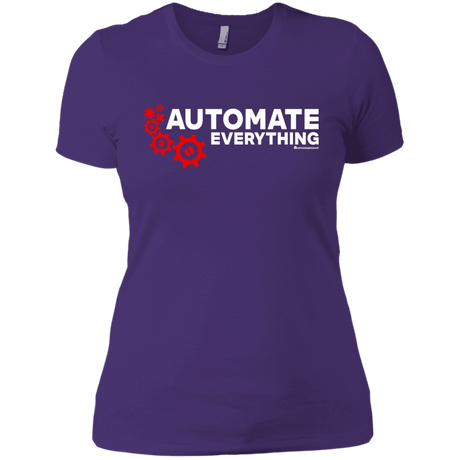 T-Shirts Purple Rush/ / X-Small Automate Everything Women's Premium T-Shirt