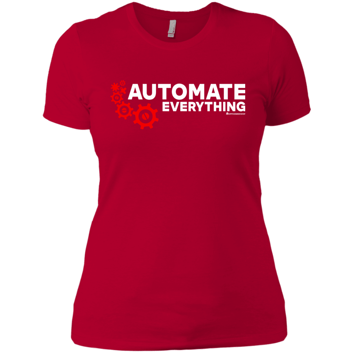 T-Shirts Red / X-Small Automate Everything Women's Premium T-Shirt