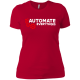 T-Shirts Red / X-Small Automate Everything Women's Premium T-Shirt