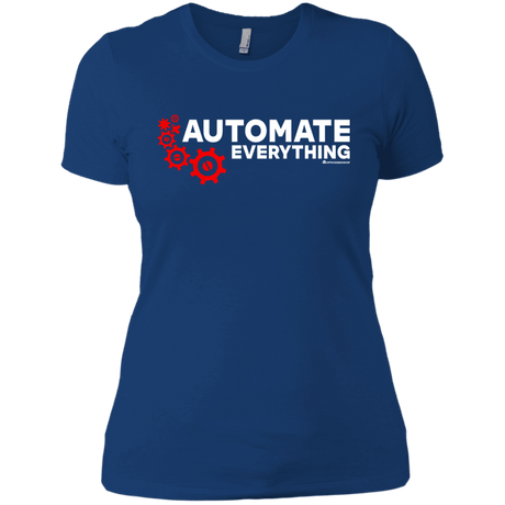 T-Shirts Royal / X-Small Automate Everything Women's Premium T-Shirt