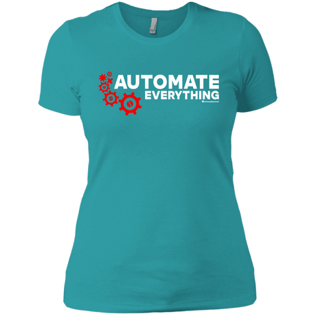 T-Shirts Tahiti Blue / X-Small Automate Everything Women's Premium T-Shirt