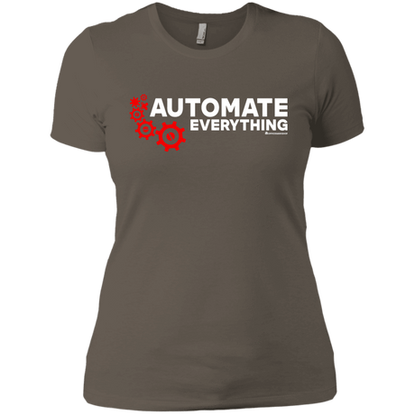 T-Shirts Warm Grey / X-Small Automate Everything Women's Premium T-Shirt