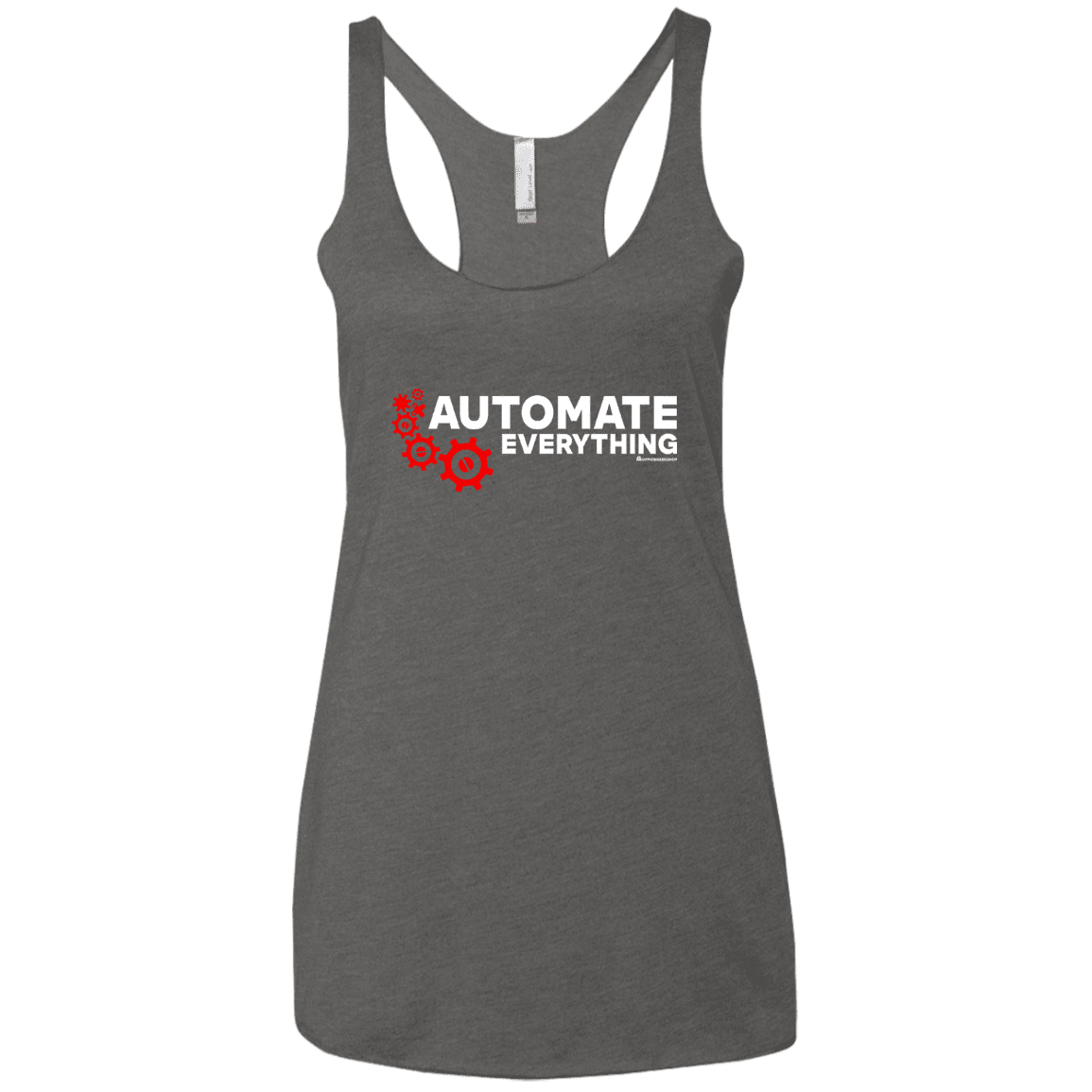 T-Shirts Premium Heather / X-Small Automate Everything Women's Triblend Racerback Tank