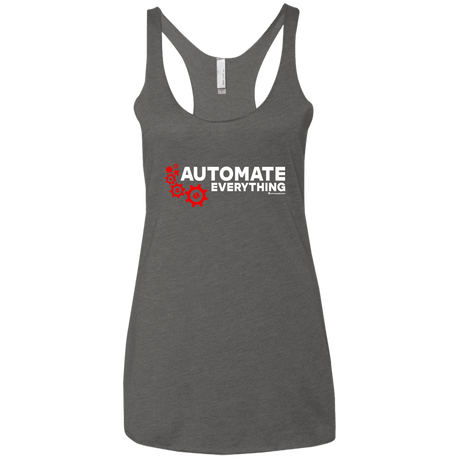 T-Shirts Premium Heather / X-Small Automate Everything Women's Triblend Racerback Tank